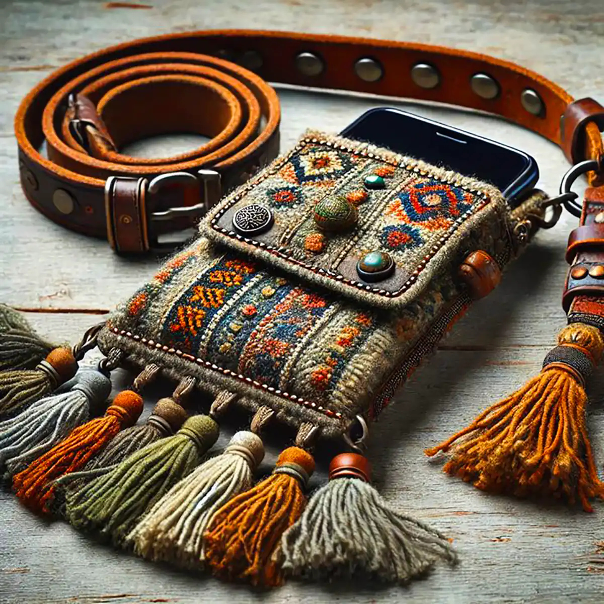 کیف جاموبایلی سنتی زیبا