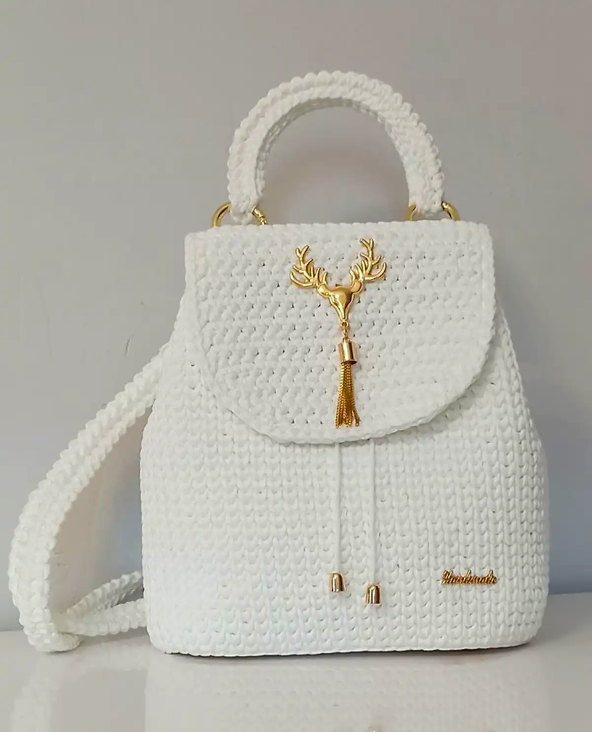 کوله پشتی مینیمال بافتنی