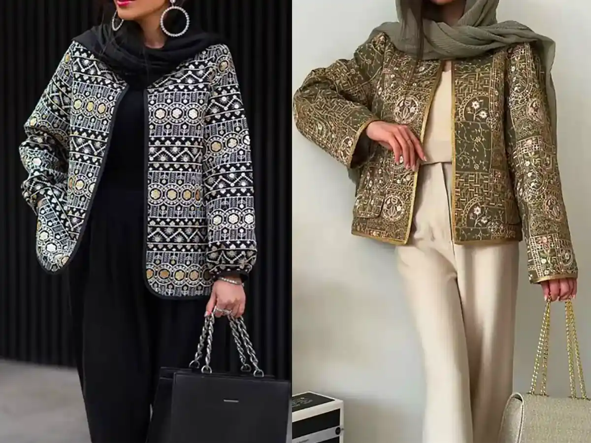 کت سوزن دوزی شده ترند