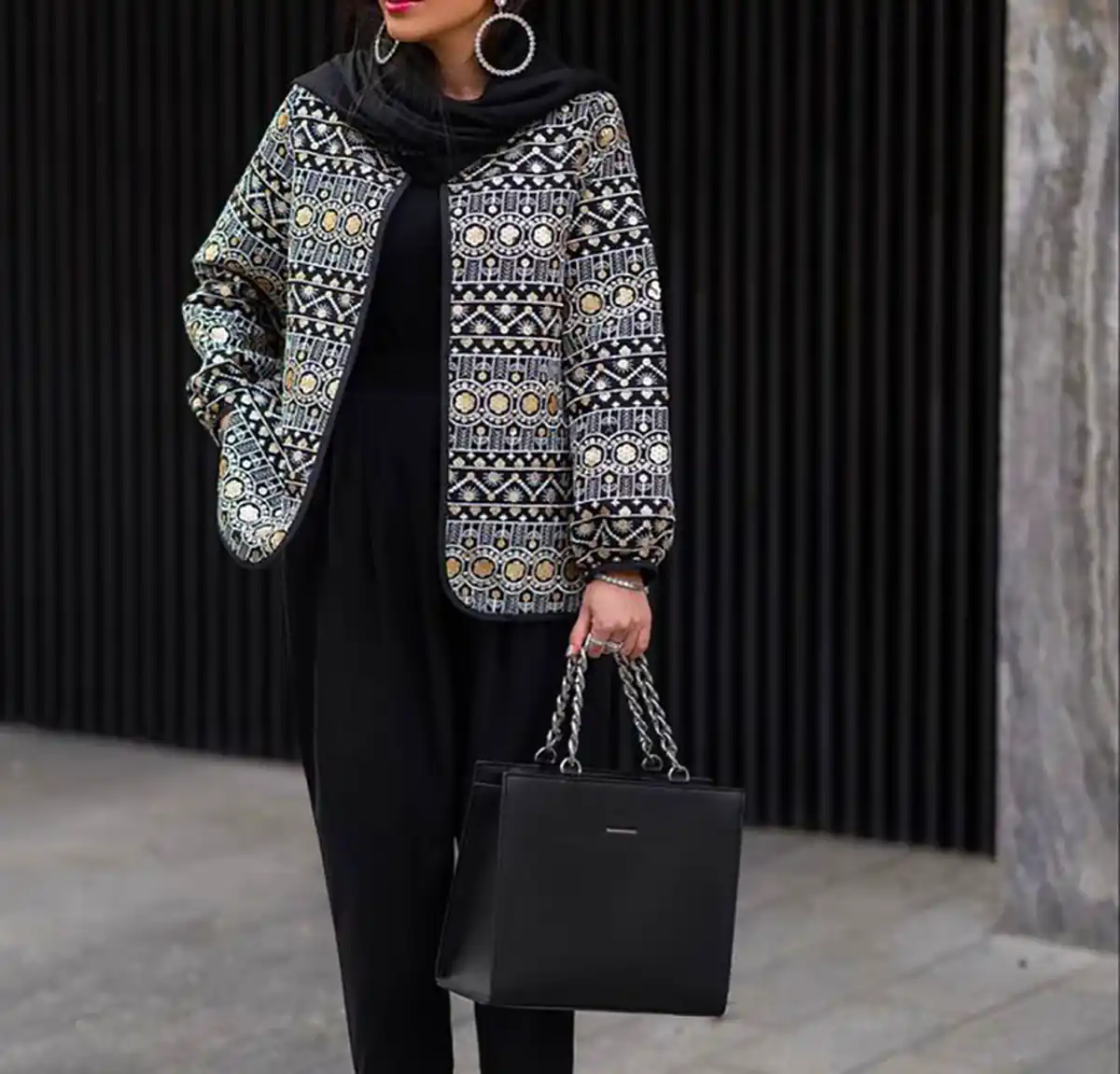 کت سوزن دوزی شده ترند