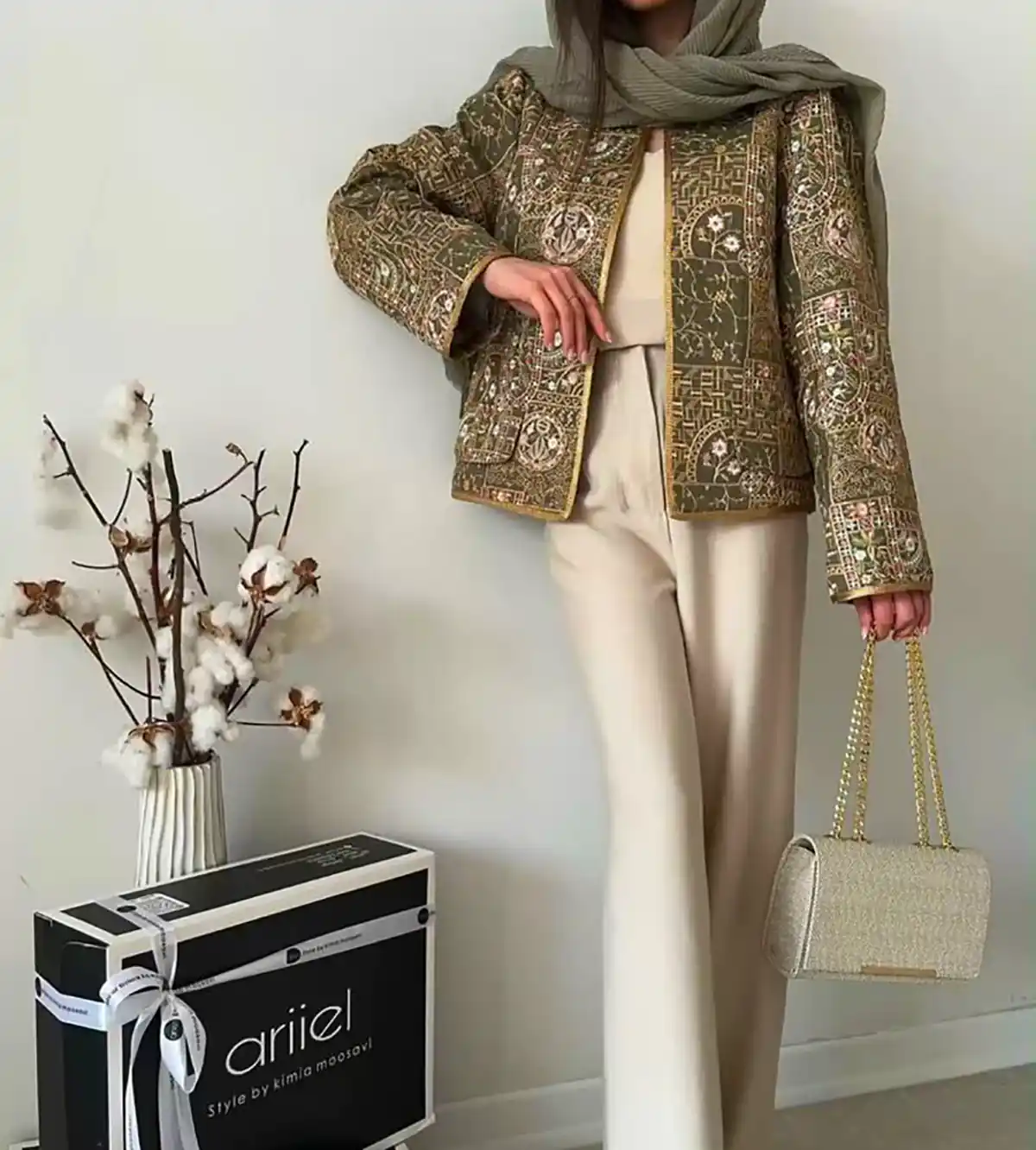 کت سوزن دوزی شده ترند