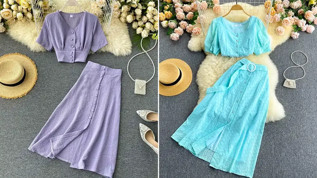 کراپ دامن ترند و زیبا