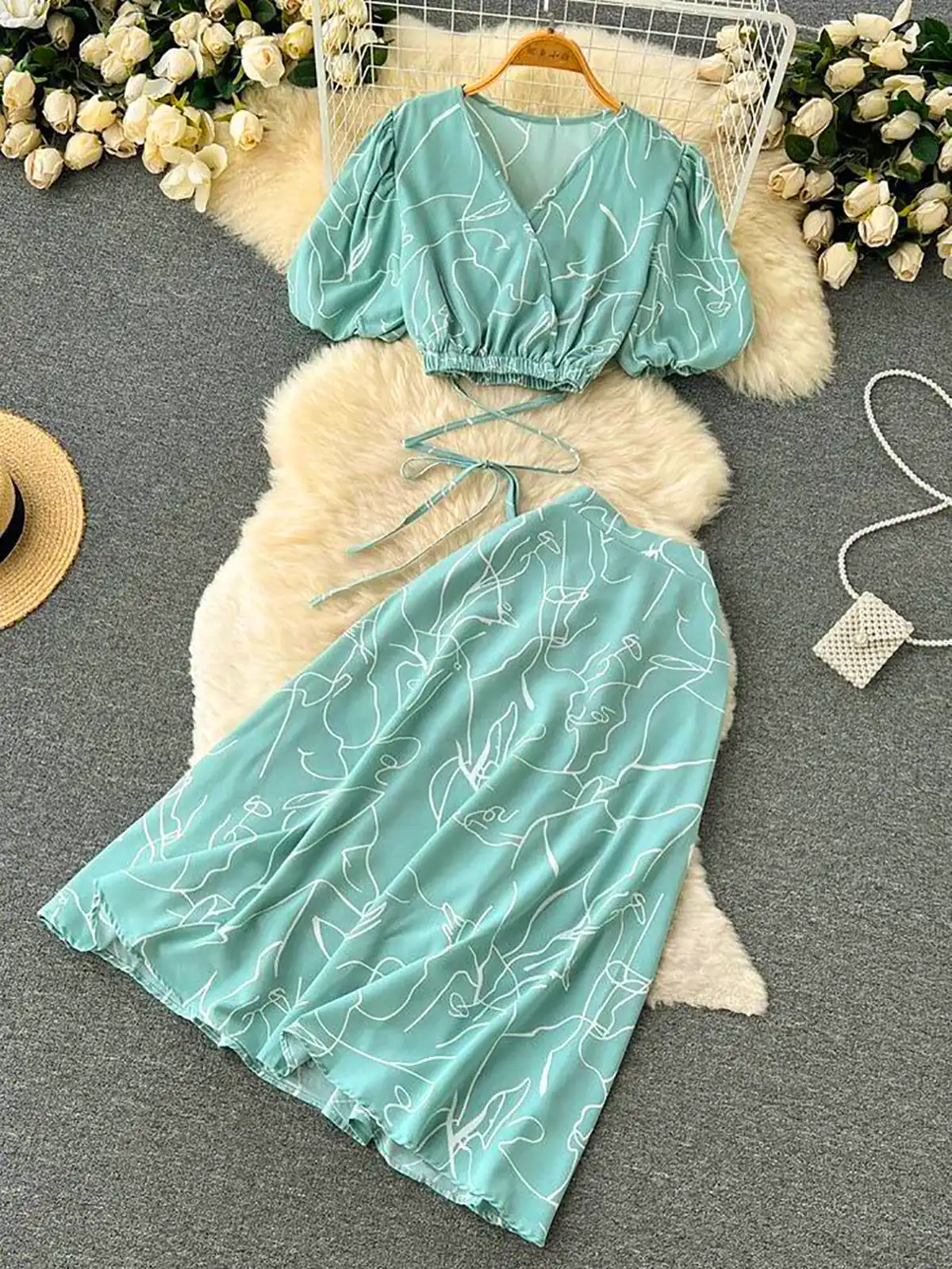 کراپ دامن ترند و زیبا