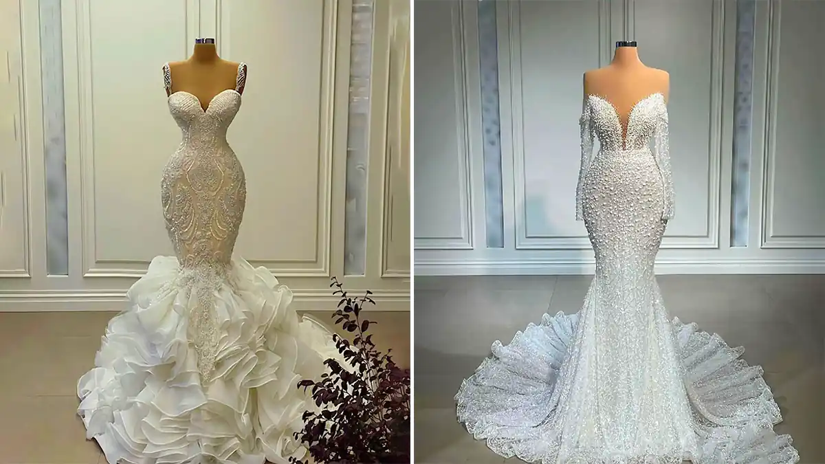 لباس عروس اروپایی با کلاس