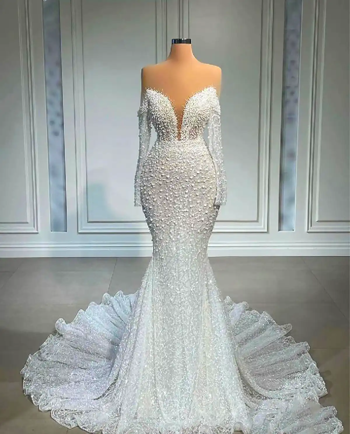 لباس عروس اروپایی با کلاس