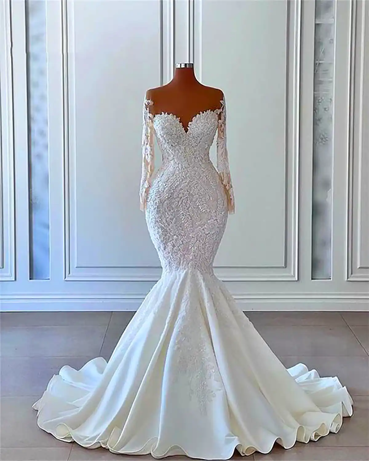 لباس عروس اروپایی با کلاس