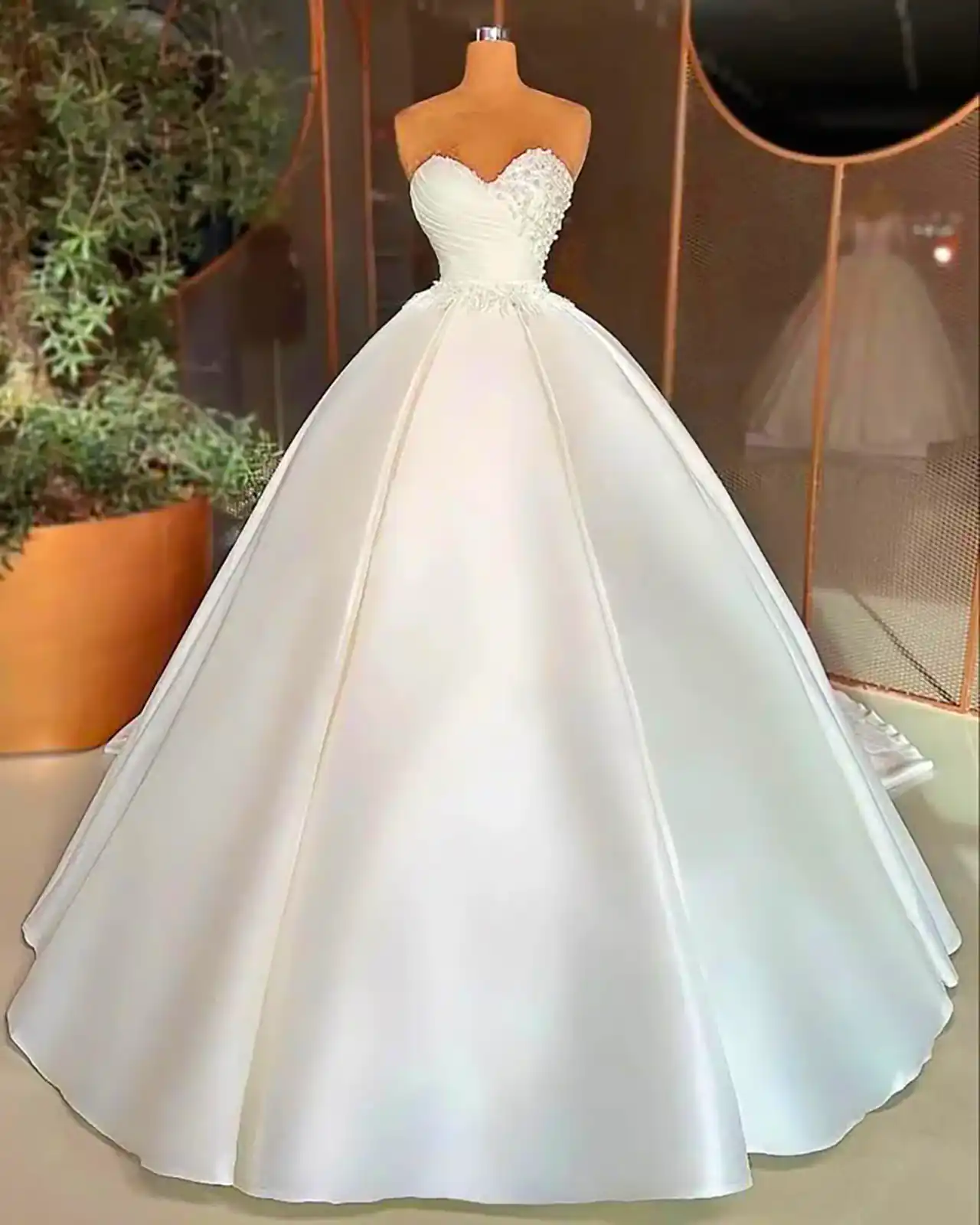 لباس عروس پرنسسی ساده