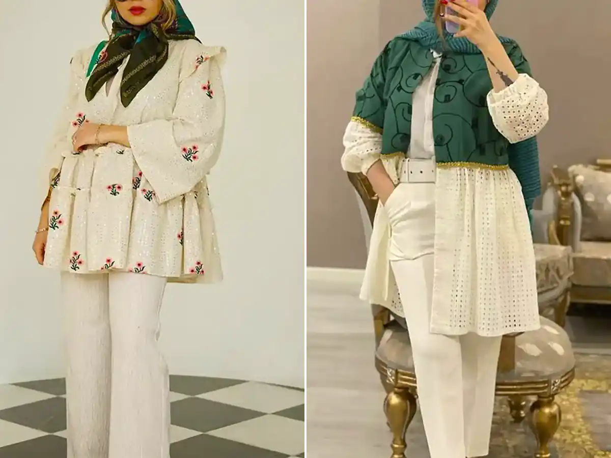 مانتو عروسکی شیک و زیبا