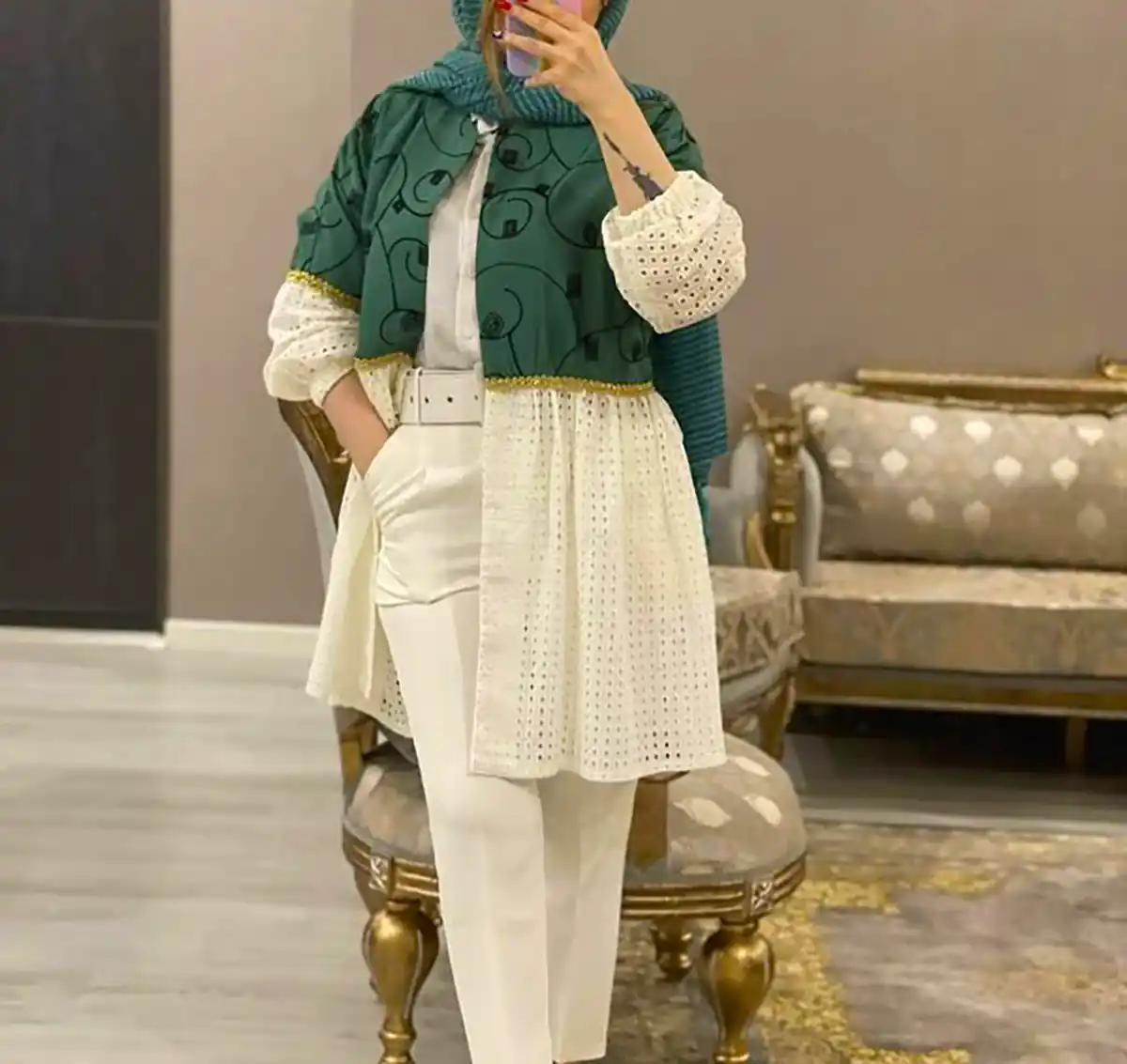 مانتو عروسکی شیک و زیبا