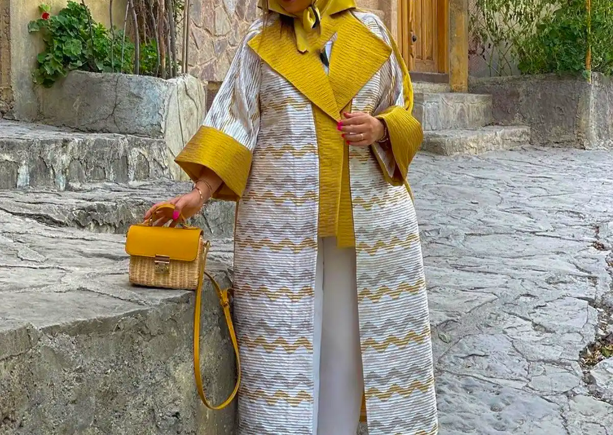 مانتو بلند زیبا و ساده