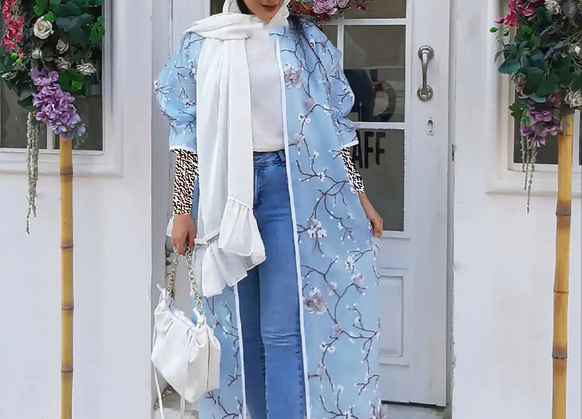 مانتو بلند زیبا و ساده