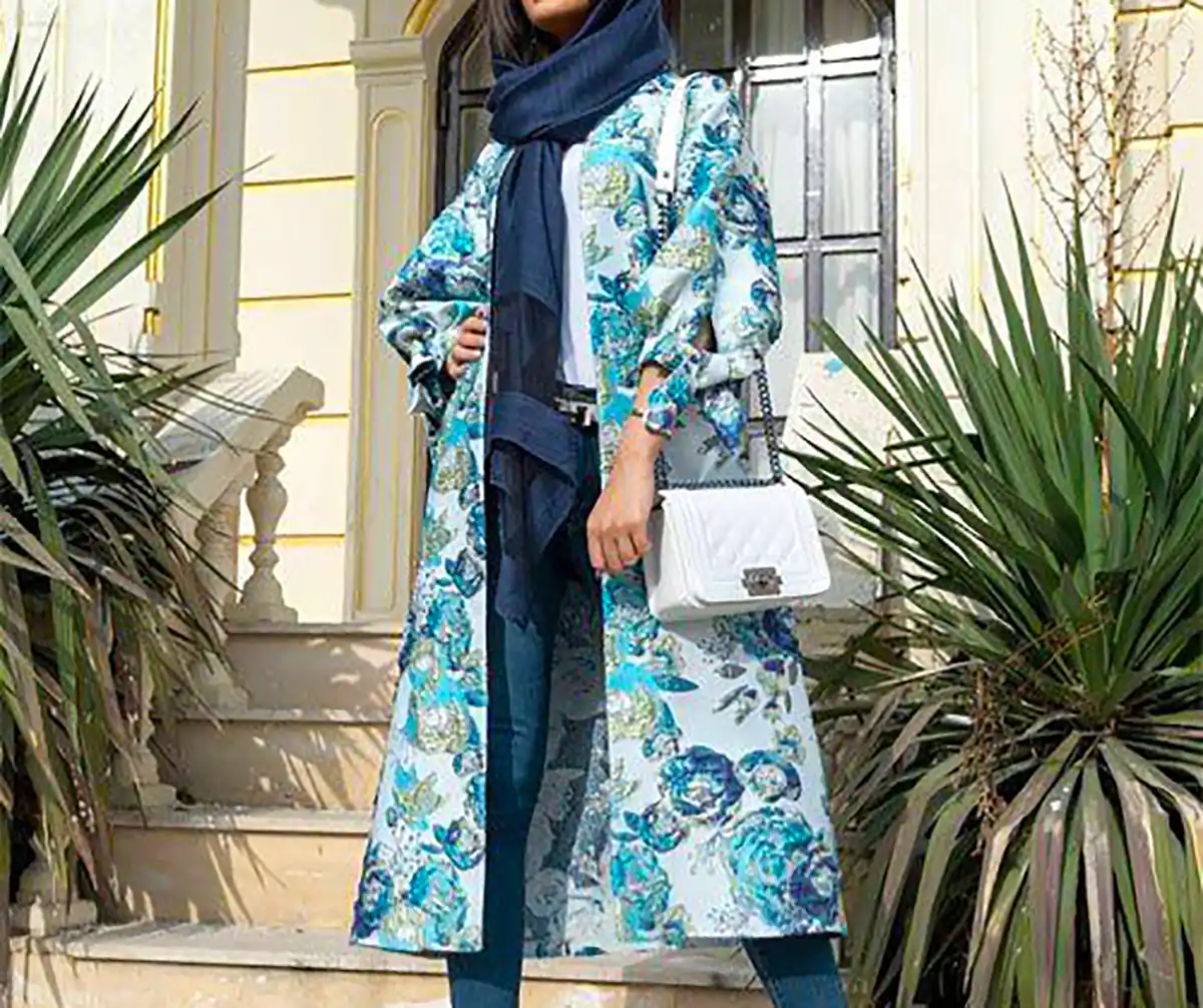 مانتو بلند زیبا و ساده