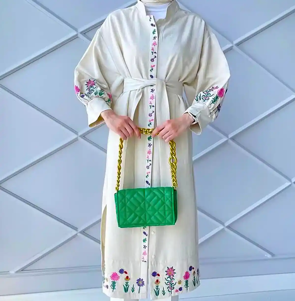 مانتو بلند زیبا و ساده