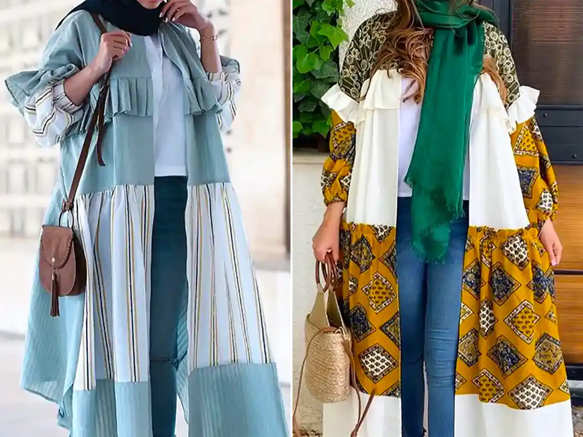 مانتو فری سایز بلند و بینظیر