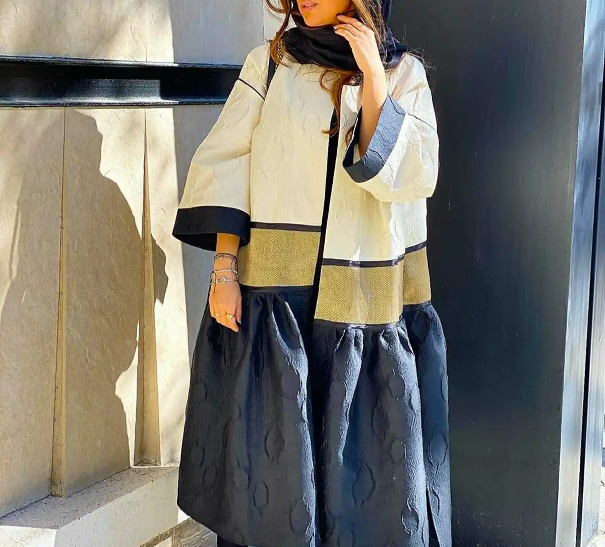 مانتو فری سایز بلند و بینظیر