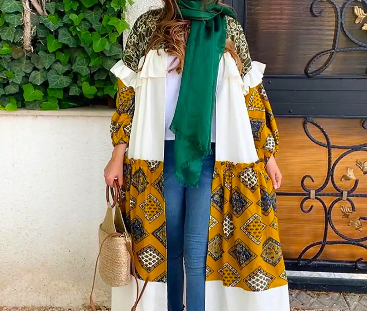 مانتو فری سایز بلند و بینظیر