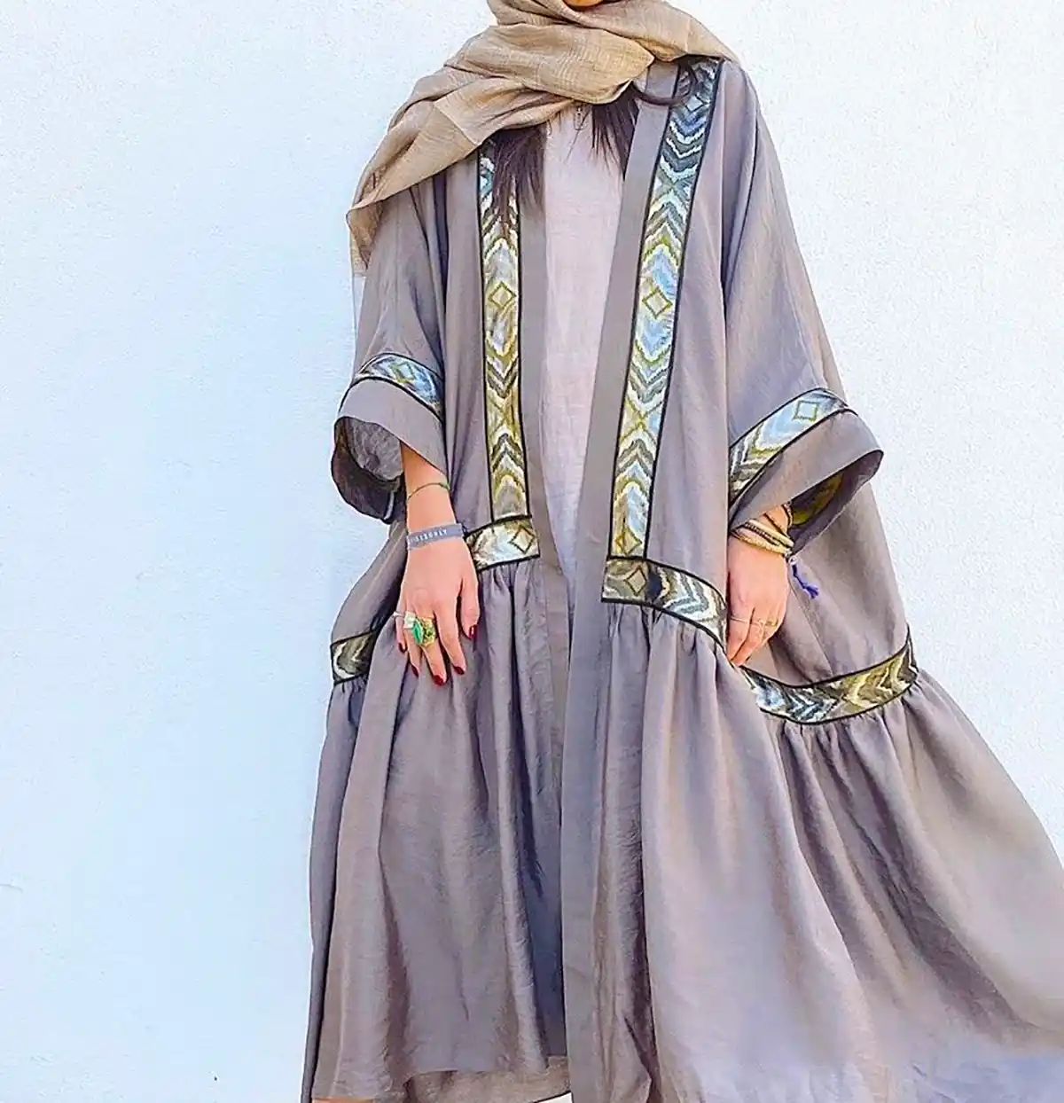 مانتو فری سایز بلند و بینظیر