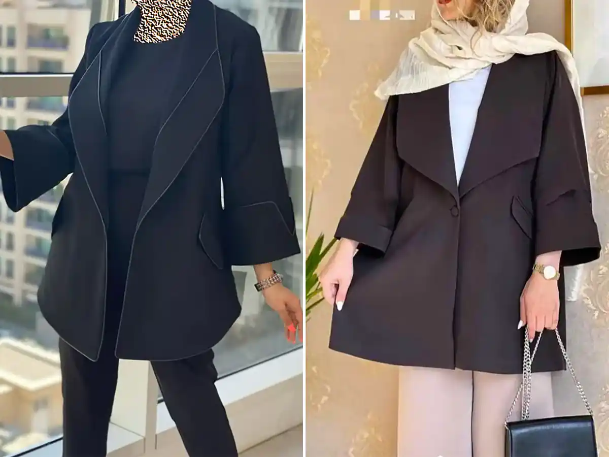 مانتو ژاکارد شیک زنانه