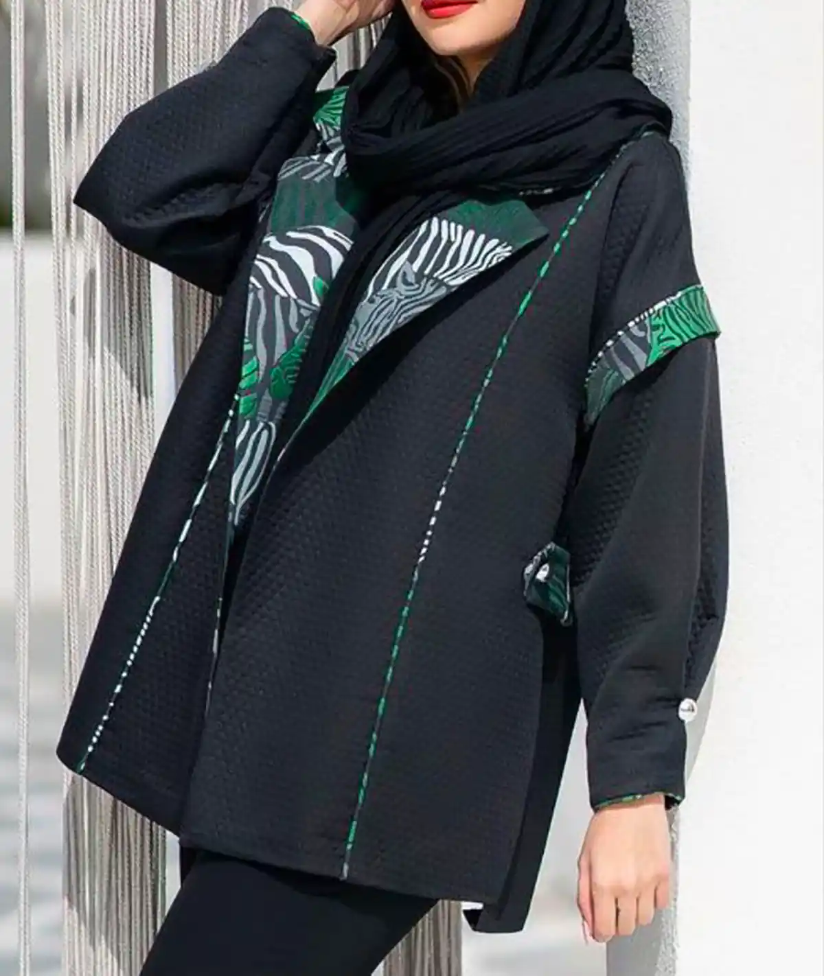 مانتو ژاکارد شیک زنانه