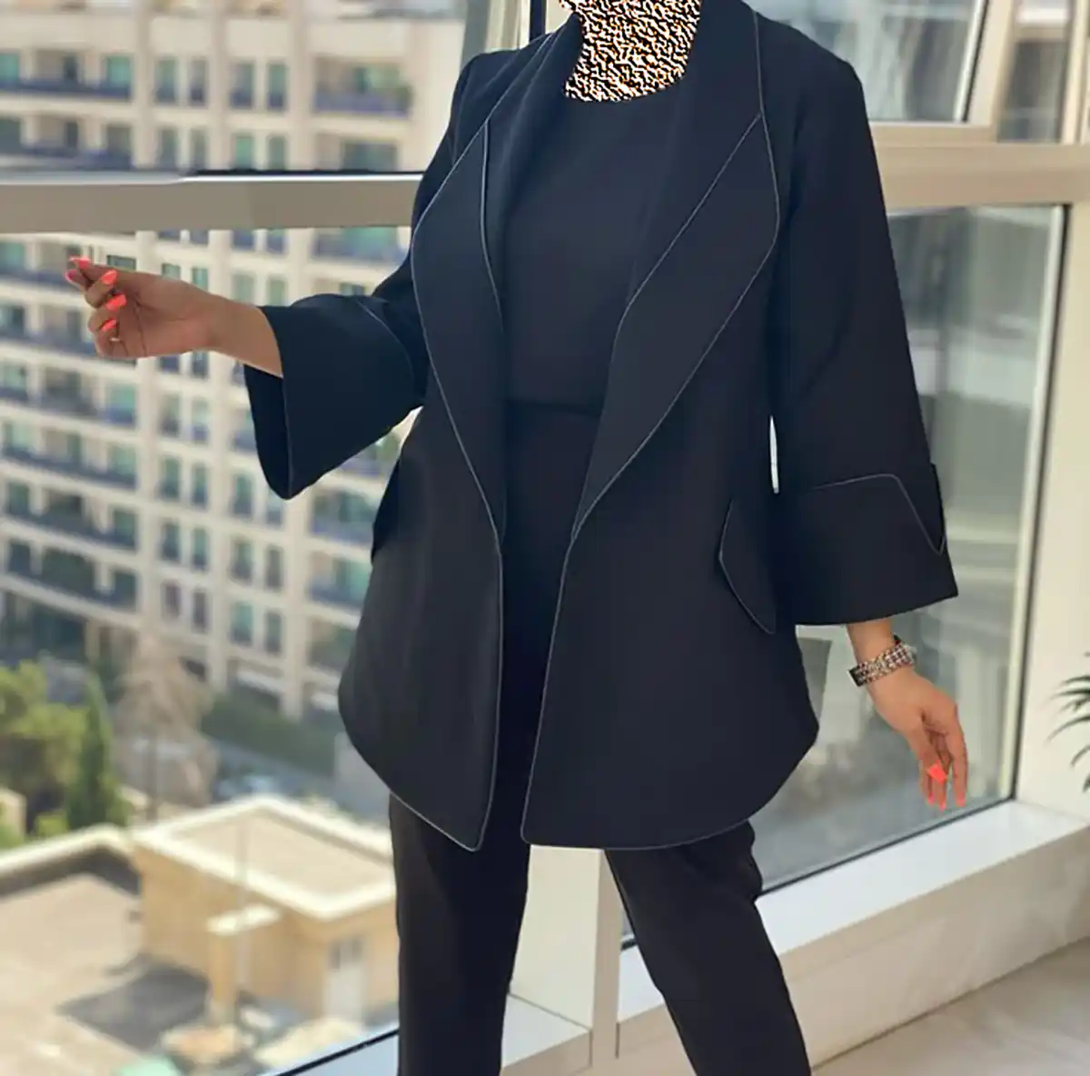 مانتو ژاکارد شیک زنانه