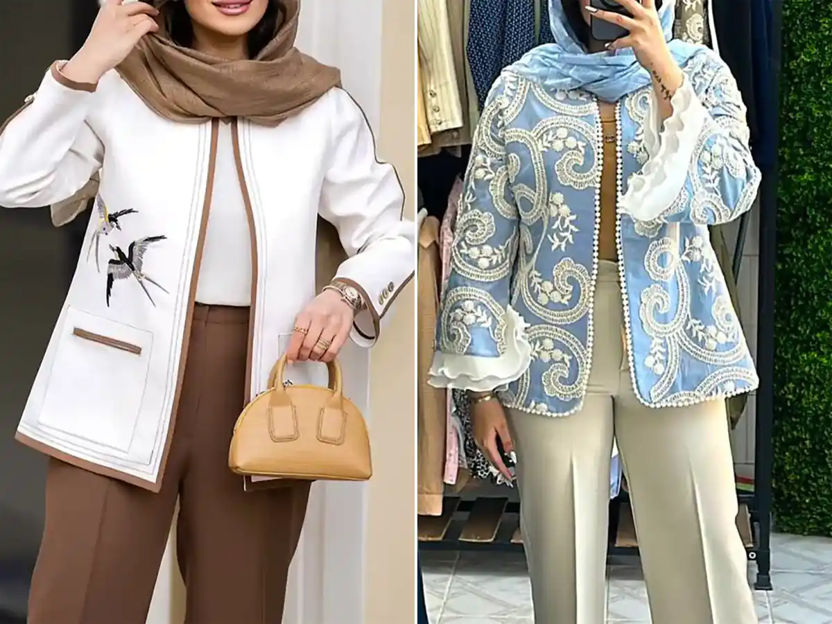 مانتو کتی طرحدار شیک زنانه