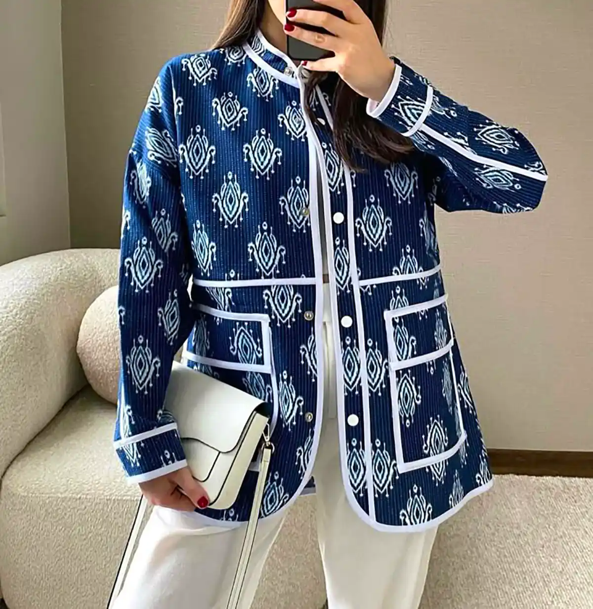 مانتو کتی طرحدار شیک زنانه