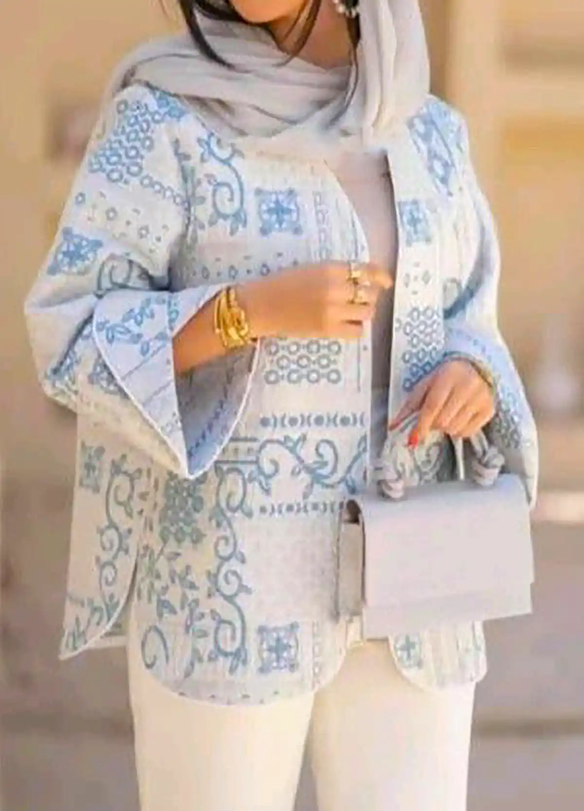 مانتو کتی طرحدار شیک زنانه