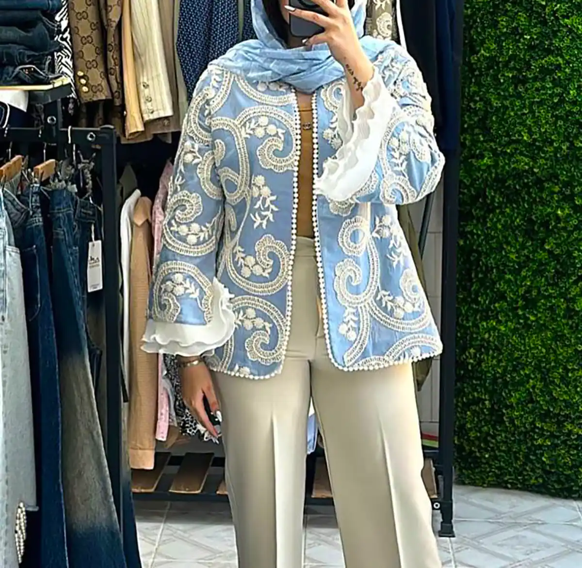 مانتو کتی طرحدار شیک زنانه