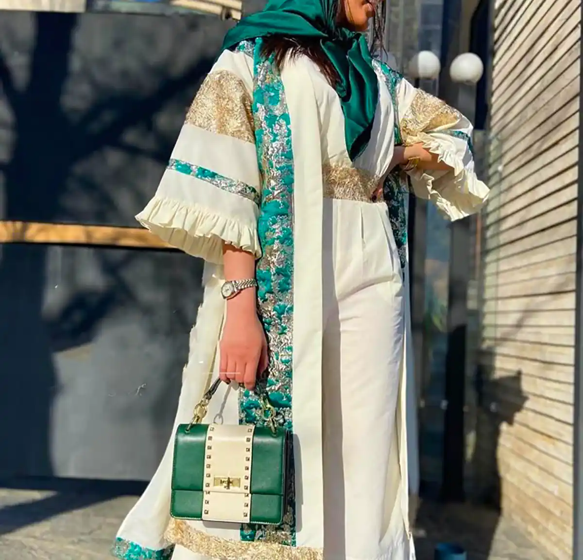 مانتو شیک و بلند طرحدار