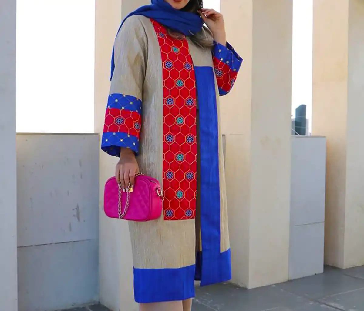 مانتو شیک و بلند طرحدار