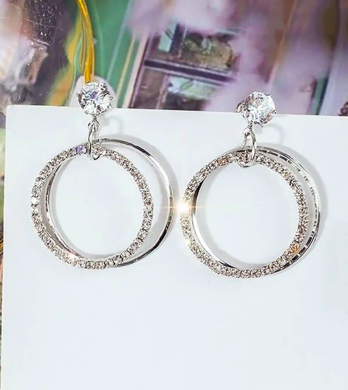 مدل گوشواره پرنگین شیک