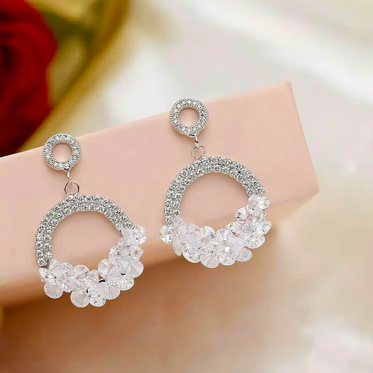 مدل گوشواره پرنگین شیک