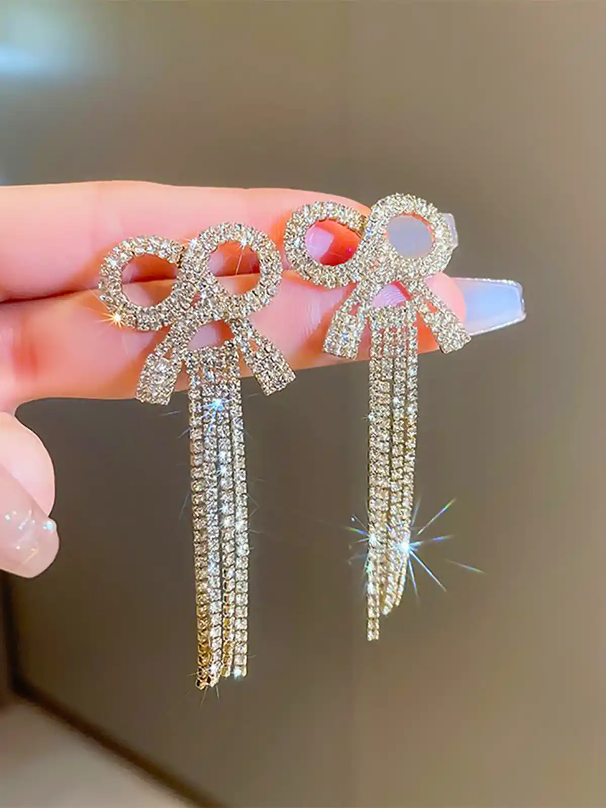 مدل گوشواره پرنگین شیک