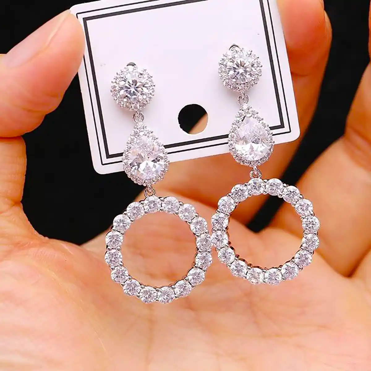 مدل گوشواره پرنگین شیک