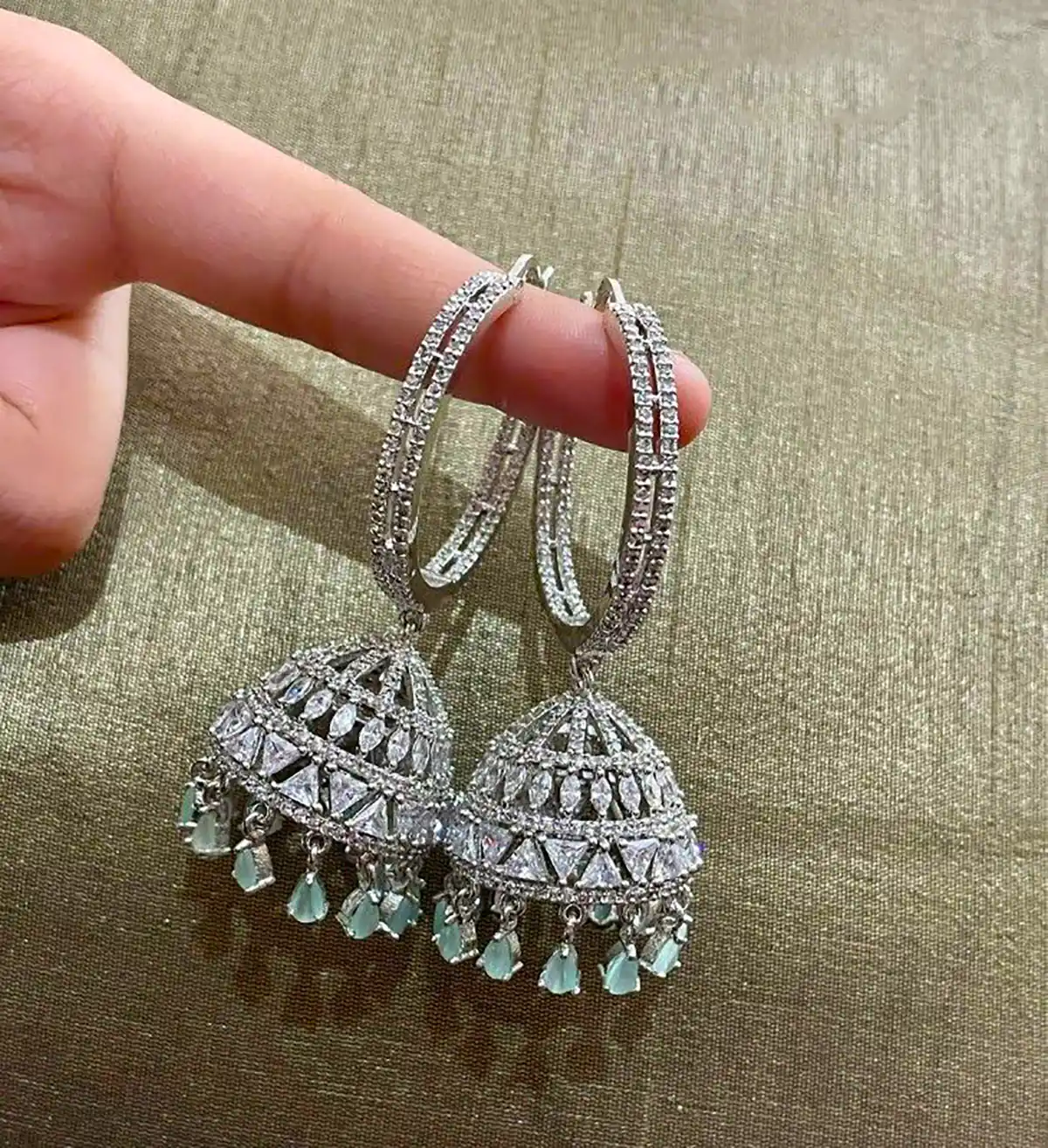 مدل گوشواره پرنگین شیک