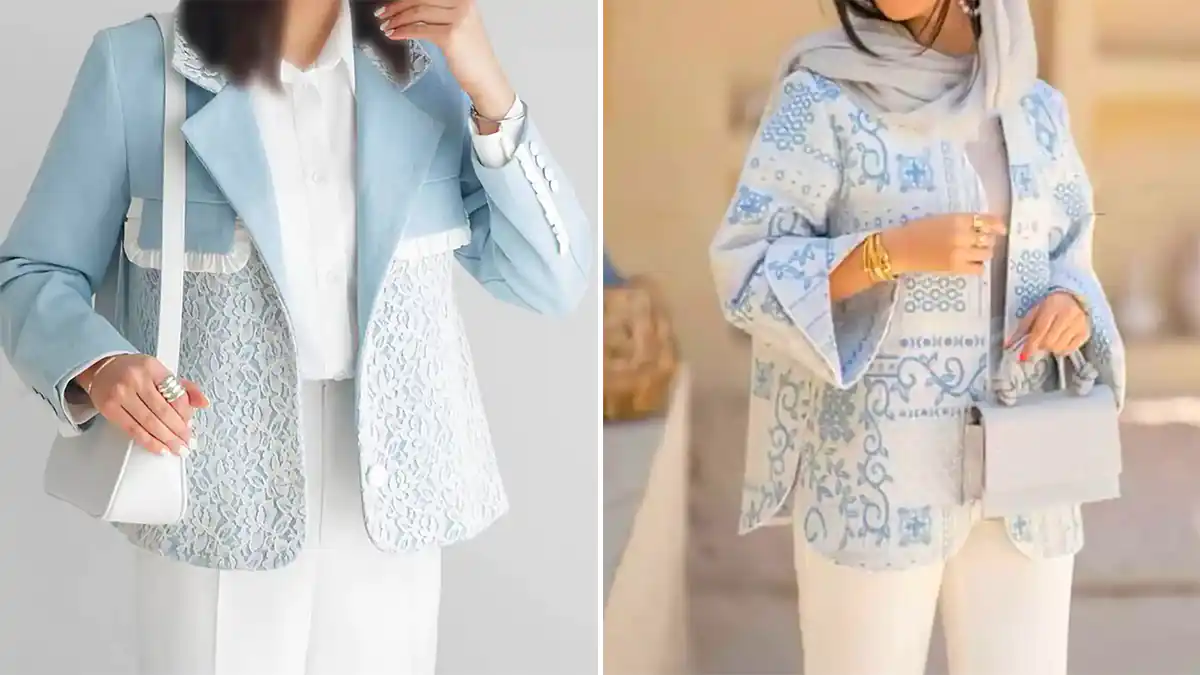 مدل کت طرحدار مجلسی ترند