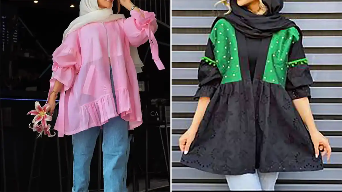 مدل مانتو زیبا دخترانه