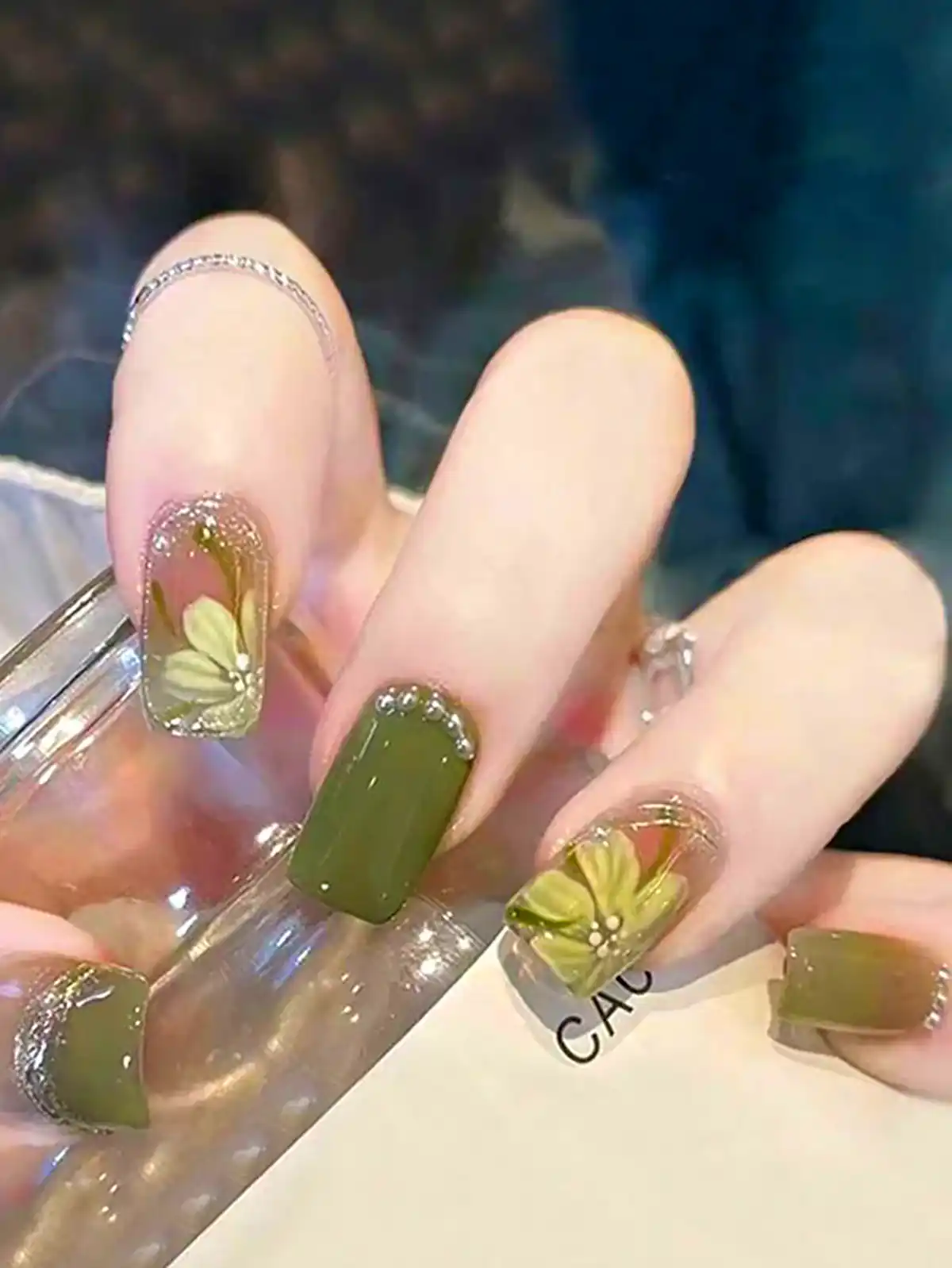 مدل ناخن سبز شیک و فانتزی