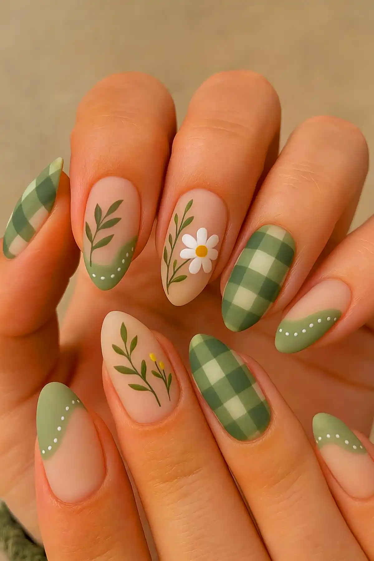 مدل ناخن سبز شیک و فانتزی