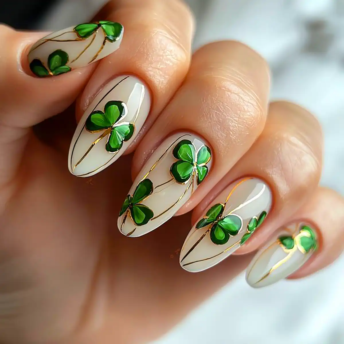 مدل ناخن سبز شیک و فانتزی