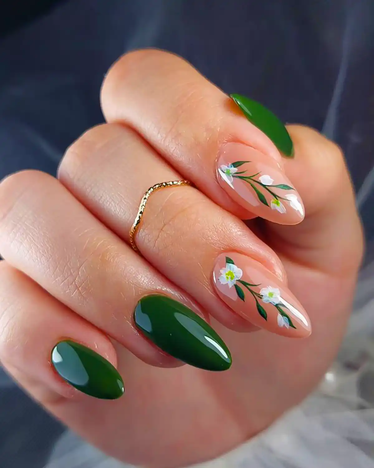 مدل ناخن سبز شیک و فانتزی