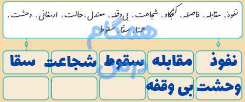 جواب صفحه ۶۴ نگارش چهارم