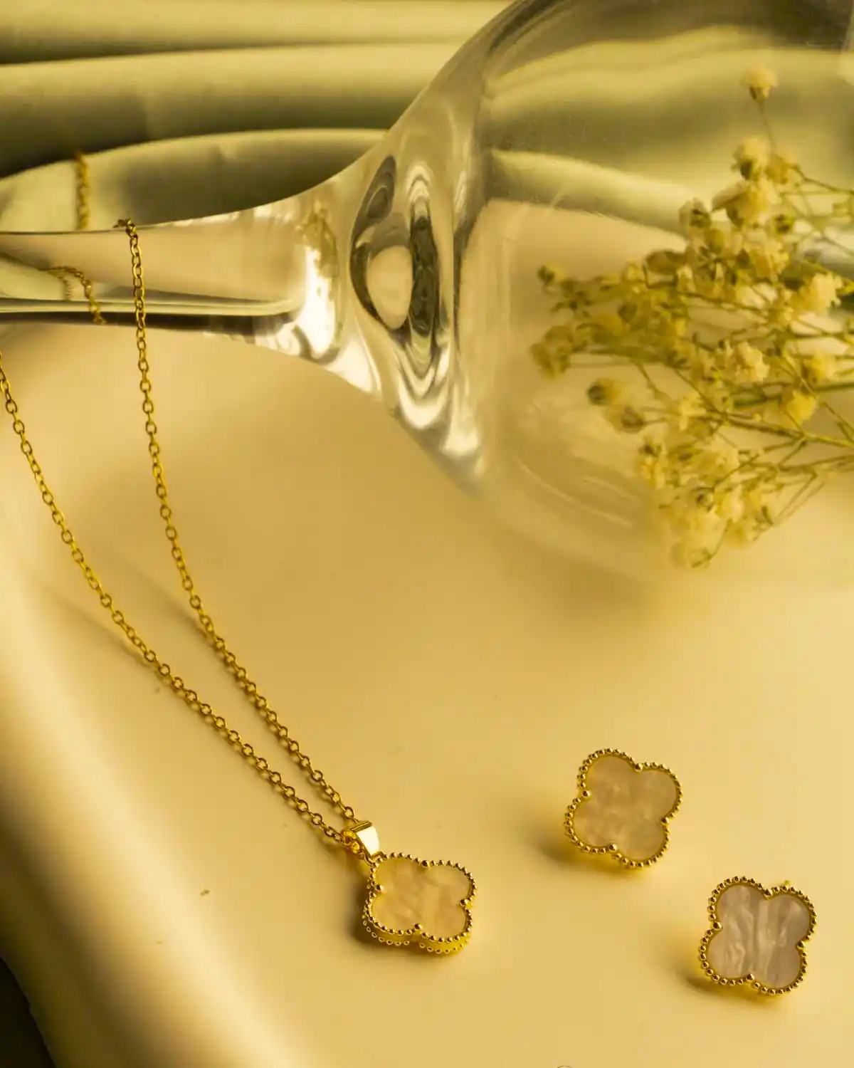 نیم ست طلا خوش ساخت