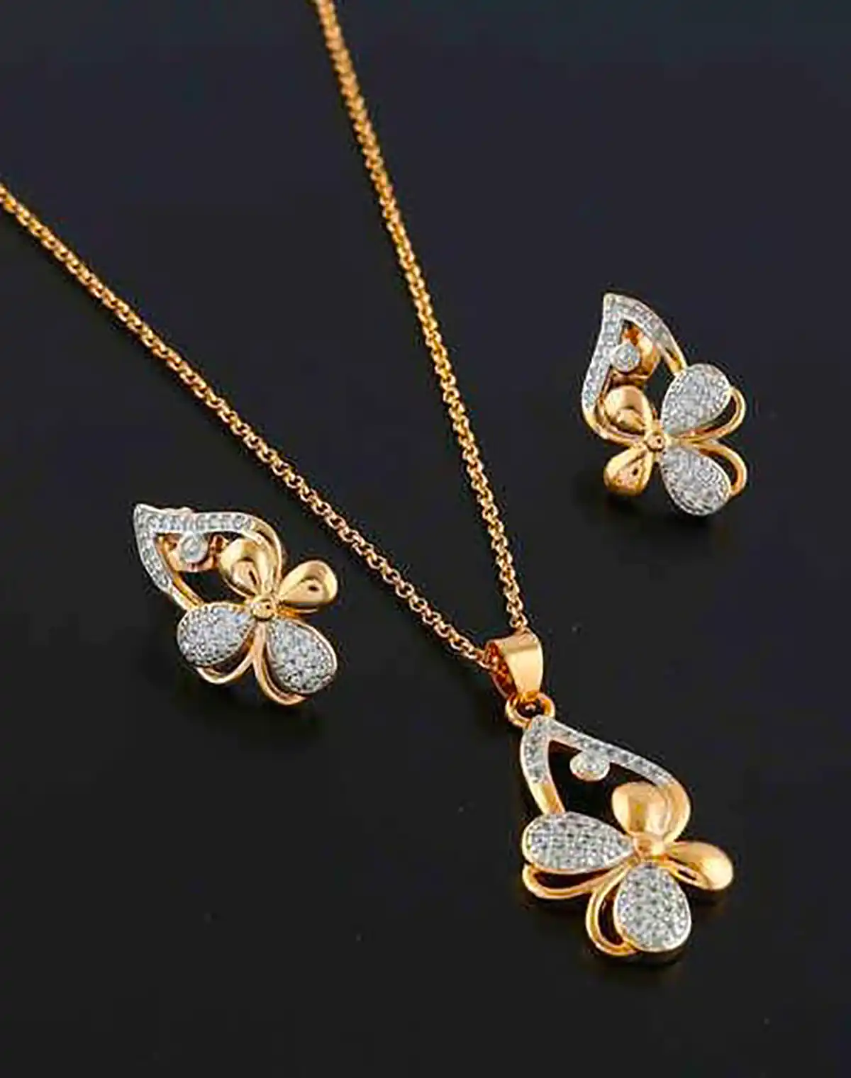 نیم ست طلا خوش ساخت