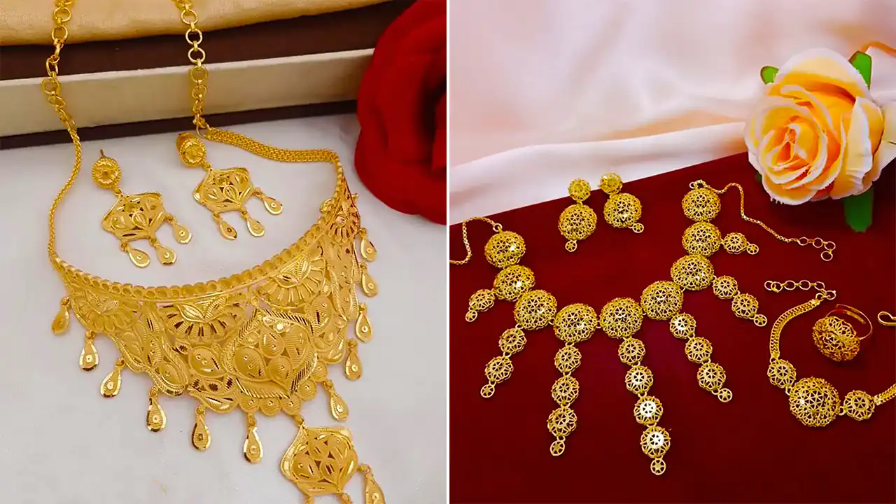 نیم ست طلا مجلل