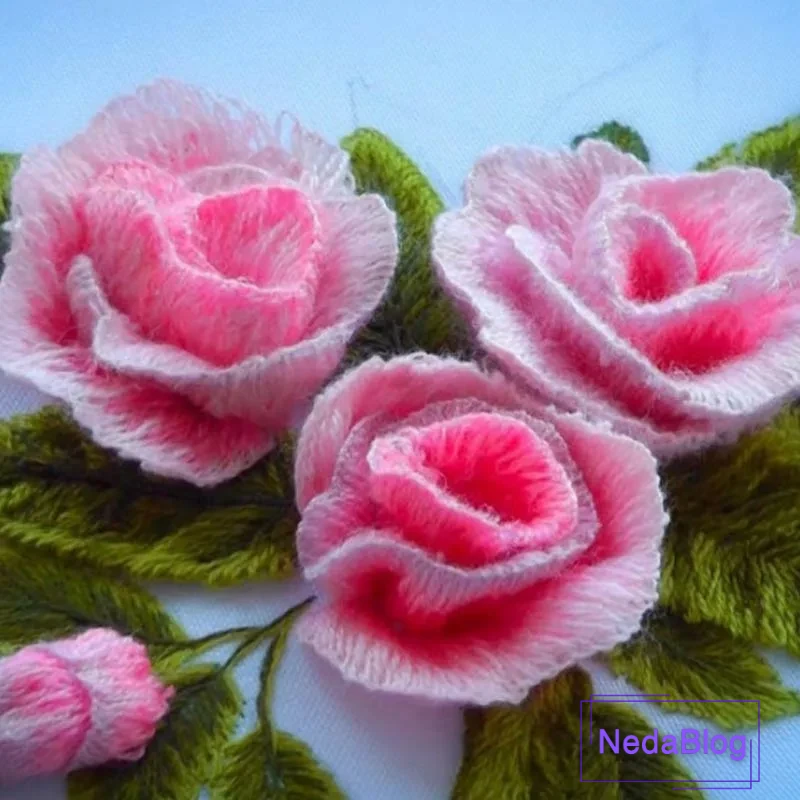 آموزش گلدوزی برزیلی برجسته