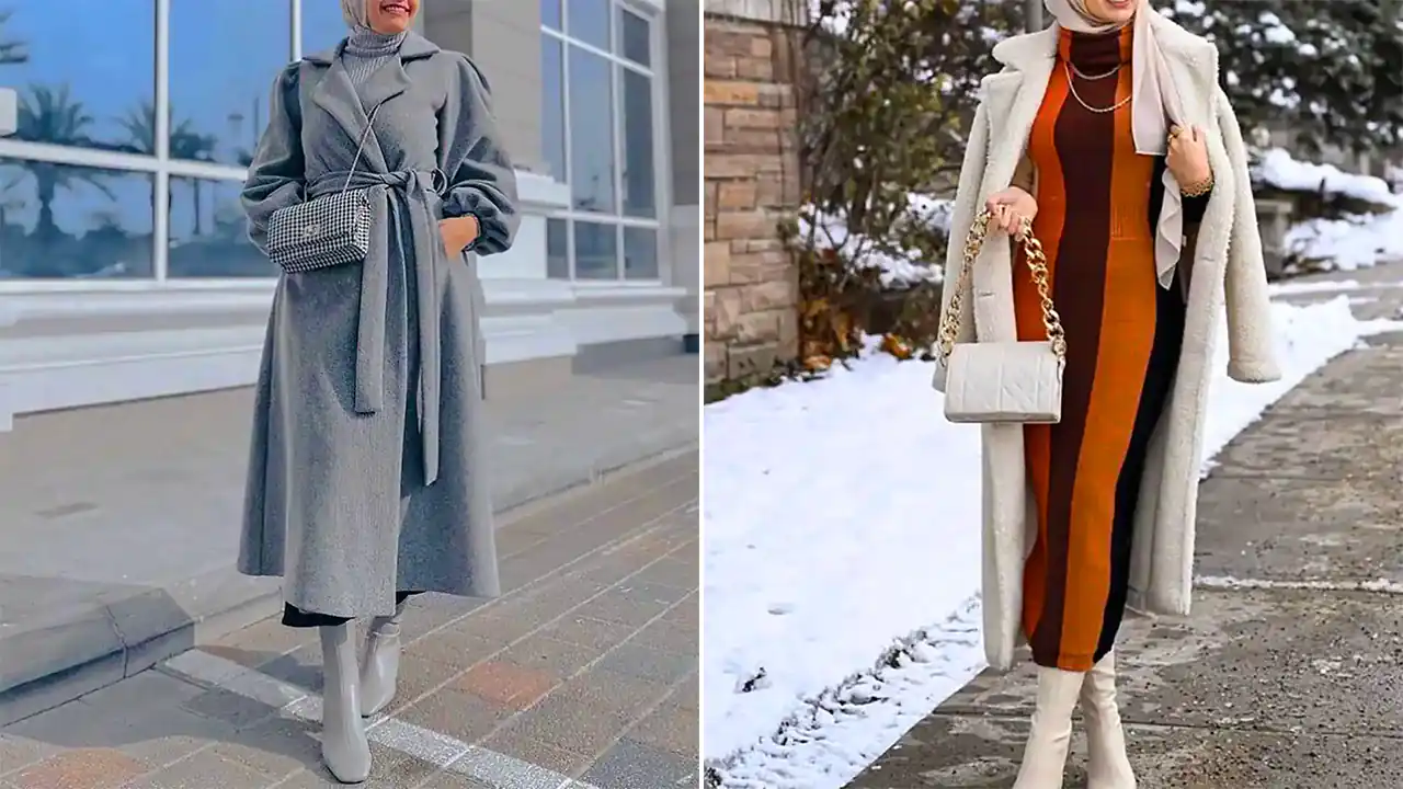 پالتو بلند و خاص زنانه