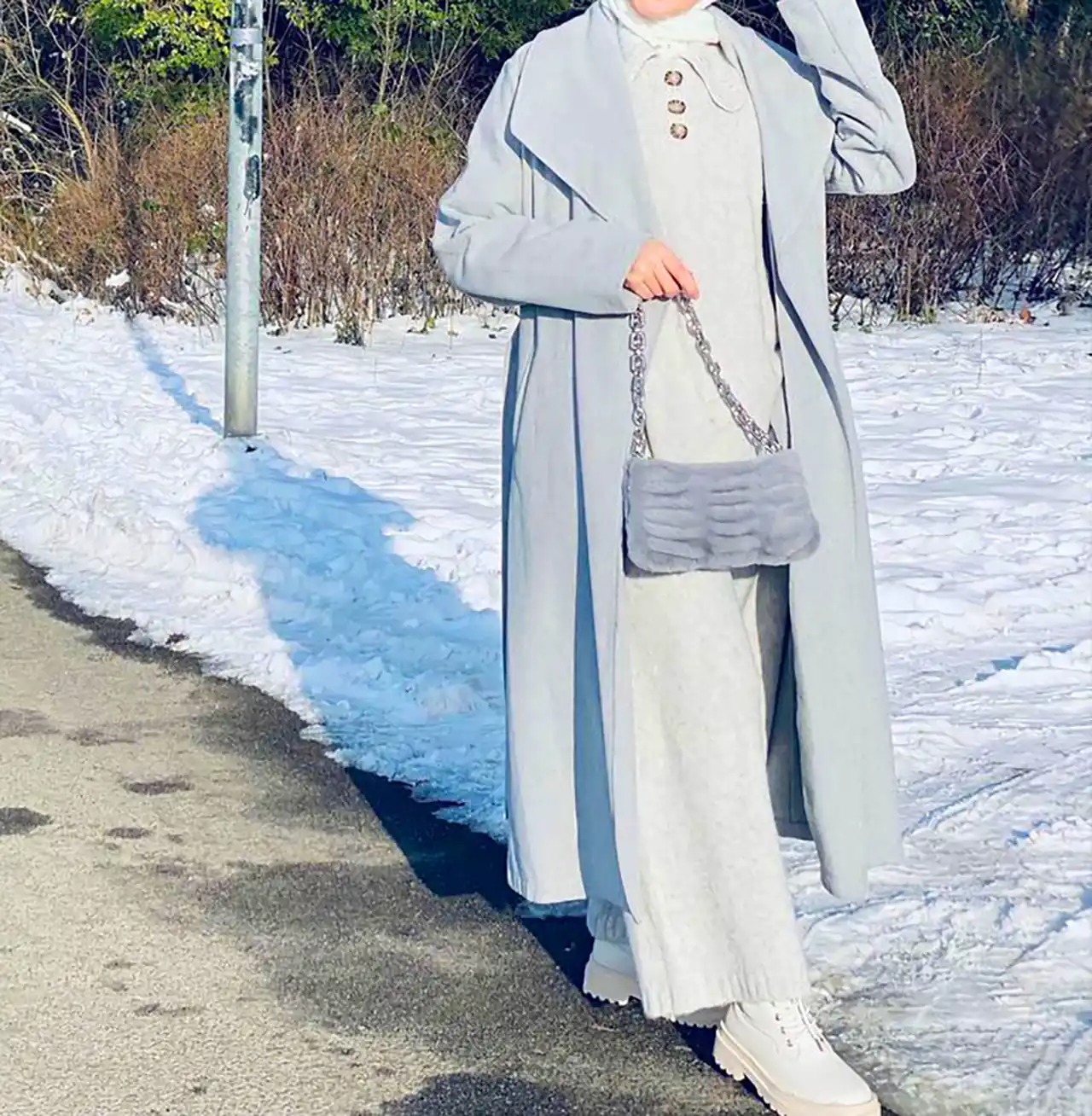 پالتو بلند و خاص زنانه