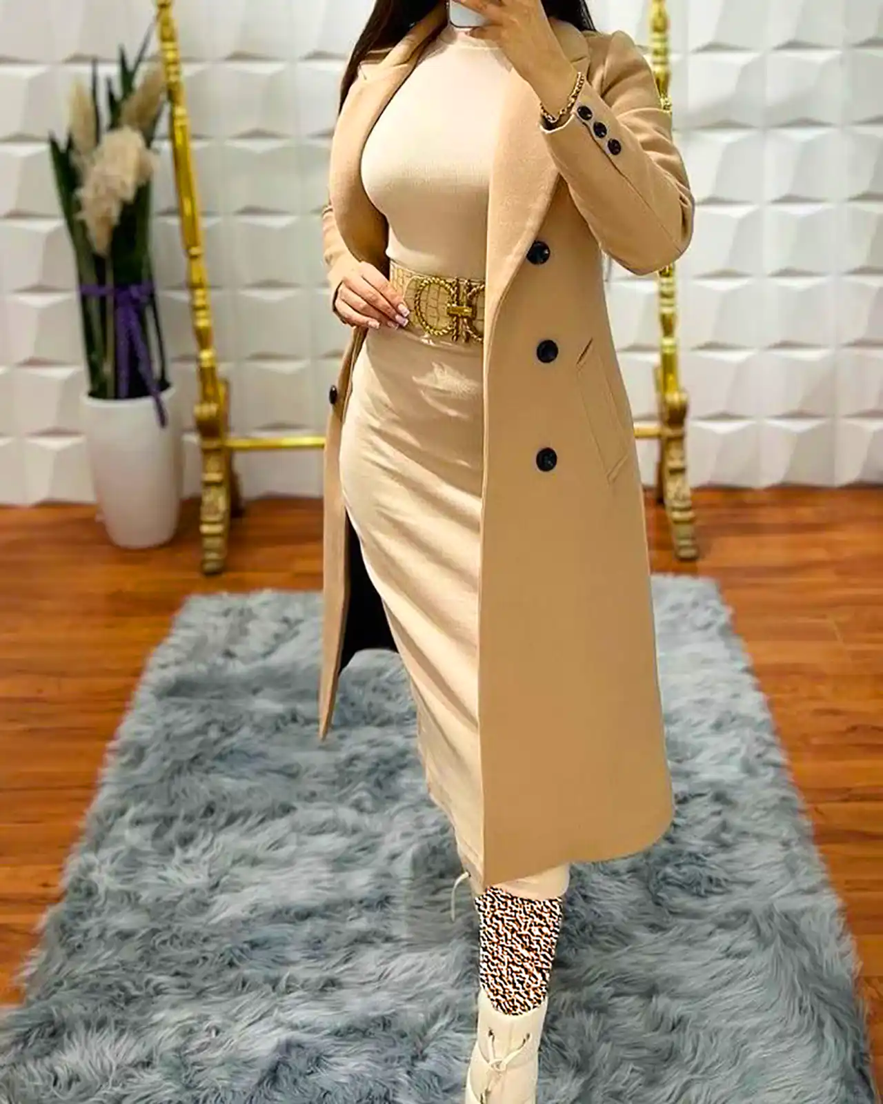 پالتو بلند و خاص زنانه