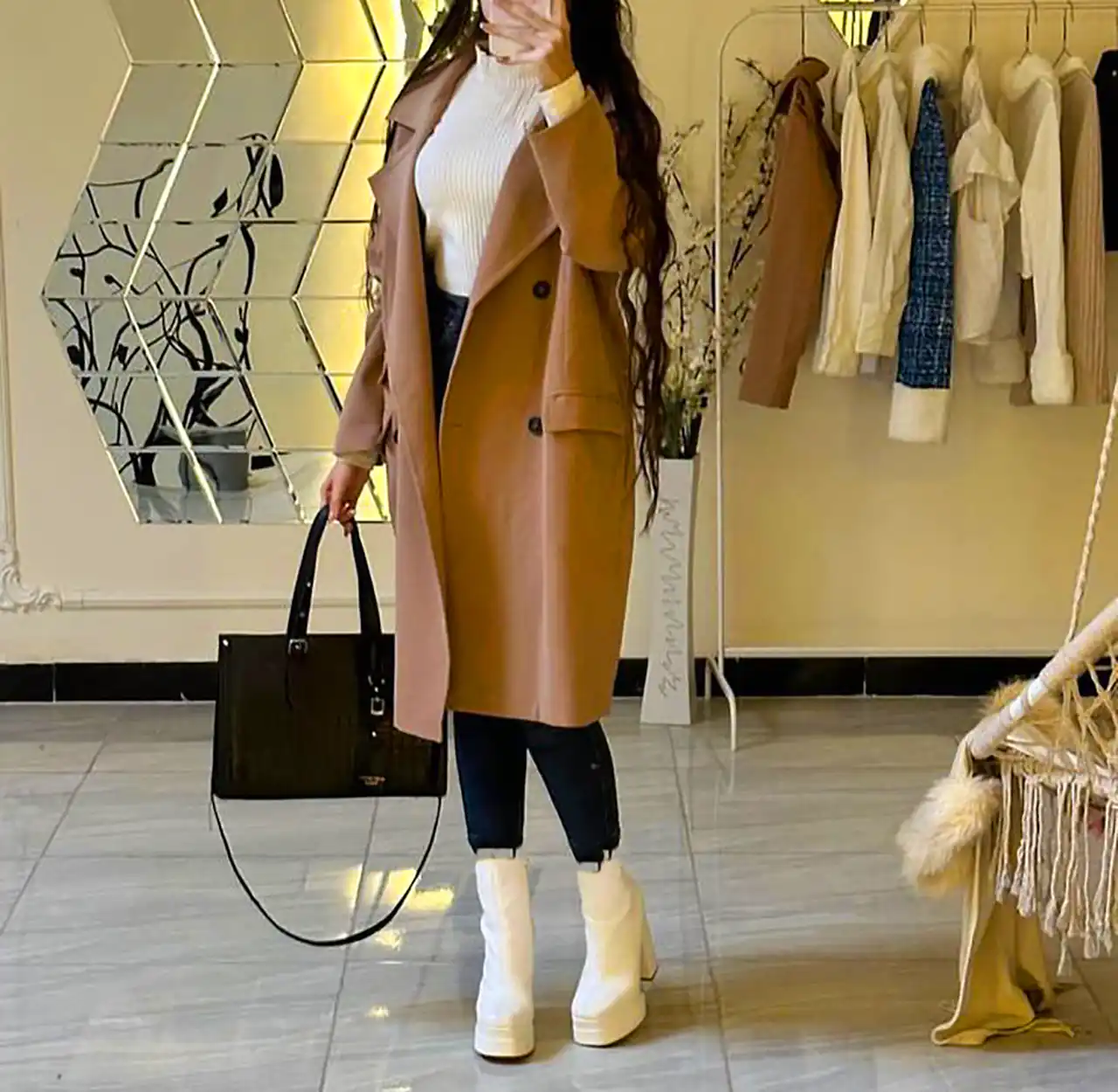 پالتو بلند و خاص زنانه